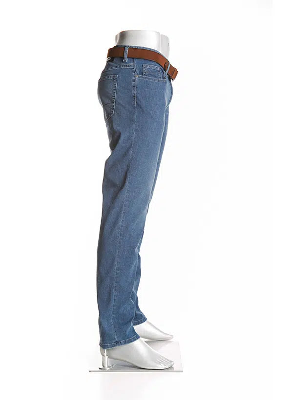 Jeans dun stretch - blauw