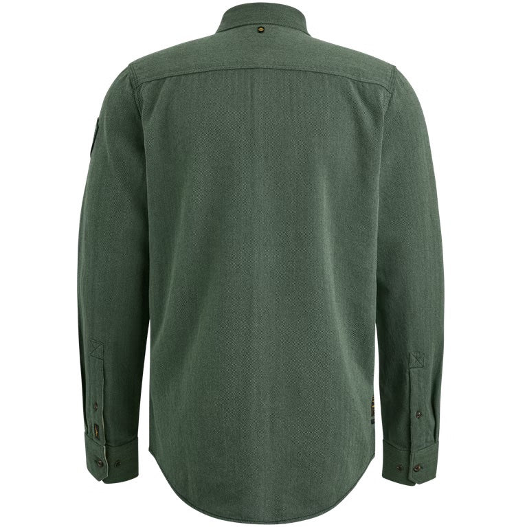 Overhemd herringbone - groen