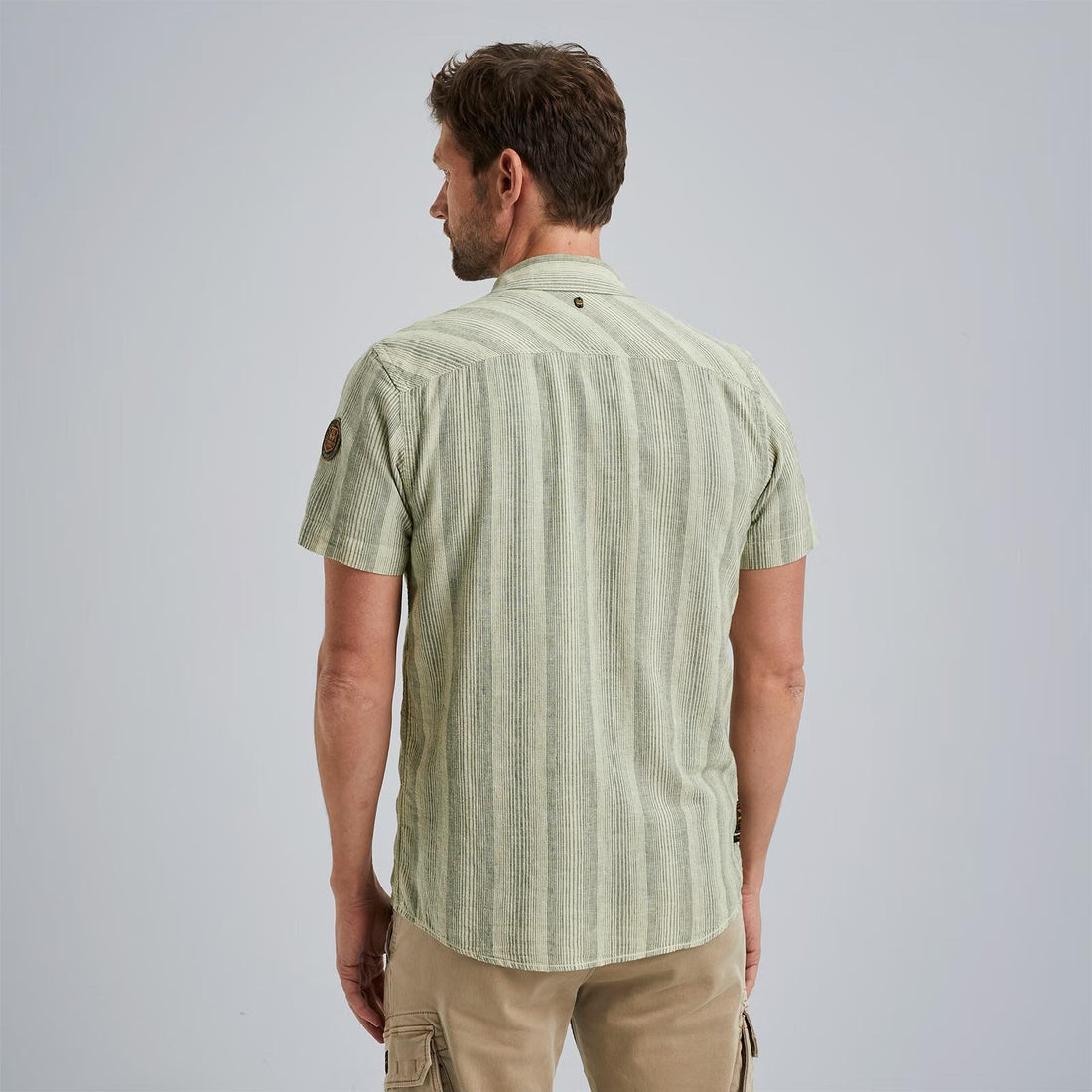 Overhemd streep - groen