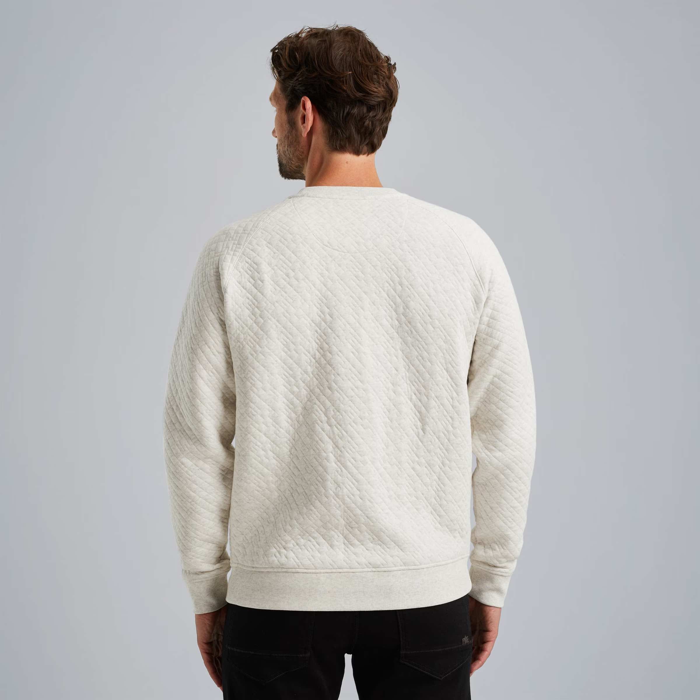 Sweater ronde hals - wit