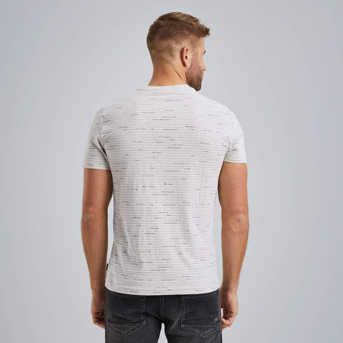 T-Shirt korte mouw jersey - wit