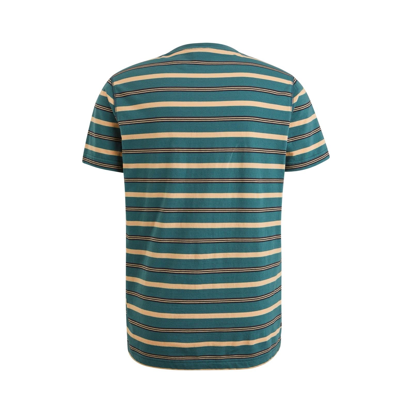 T-Shirt streeppatroon - groen