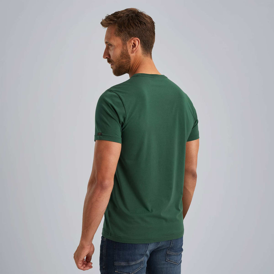 T Shirt met artwork - groen