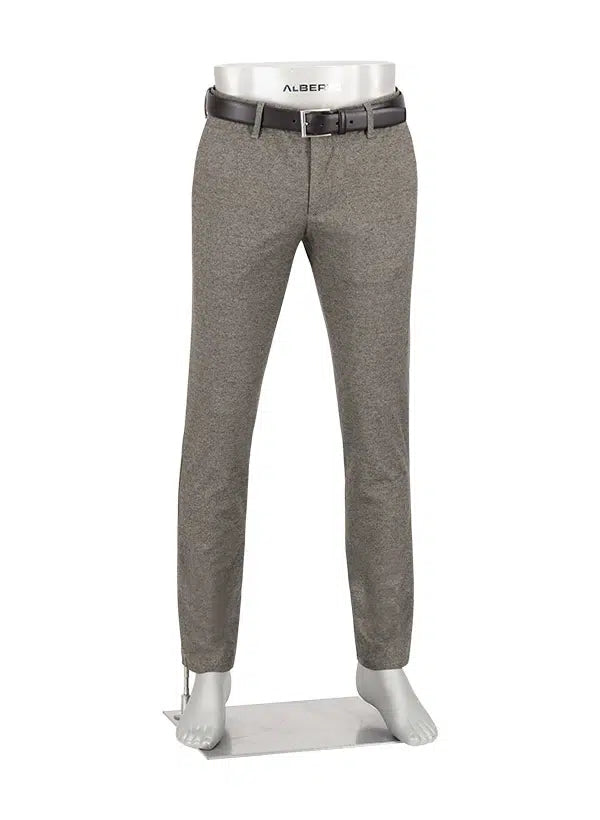 Chino Rob stretch ruitje - lichtbruin