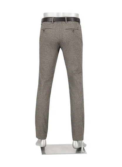 Chino Rob stretch ruitje - lichtbruin