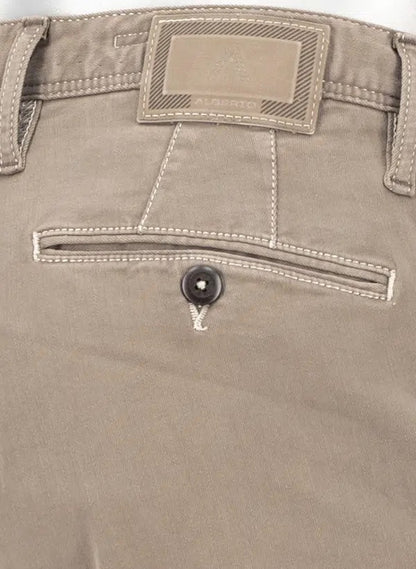 Chino Rob stretch - donkerbeige