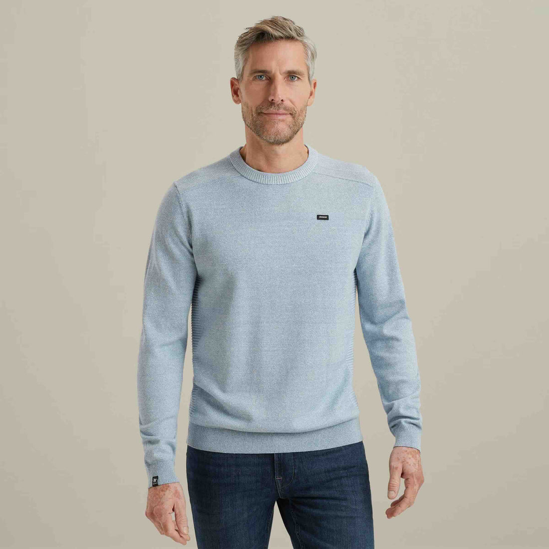 Trui ronde hals - lichtblauw