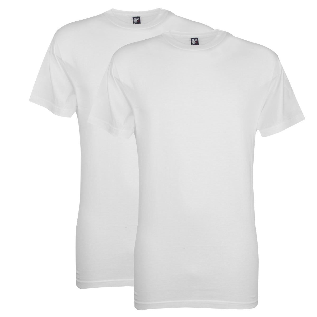 Deze Alan Red Virginia T-shirts raden we aan voor iedereen die graag een stevige en hoge boord draagt. Dit witte T-shirt heeft namelijk een ronde, hoogsluitende hals. De rand langs de hals heeft een breedte van 2,6 cm. Daarnaast heeft dit shirt een rechte, regular-fit pasvorm die comfortabel draagt. 