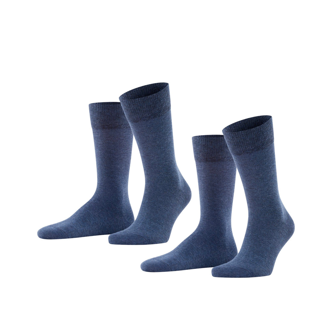 Sokken happy 2-pack middenblauw