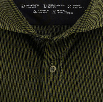 Overhemd 24/7 Body Fit olijfgroen