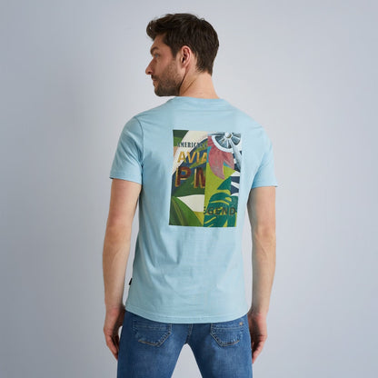T-Shirt met print - blauw